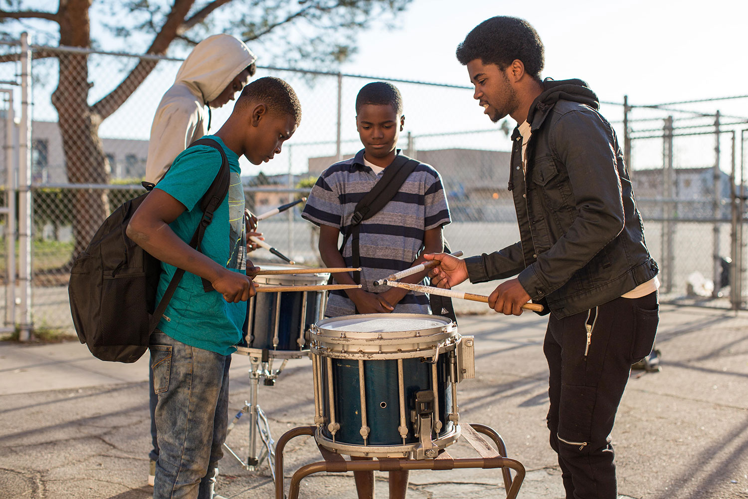 boys drumming