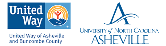 United Way of Asheville and Buncombe County (UWABC)/University of North Carolina Asheville (UNCA) logo